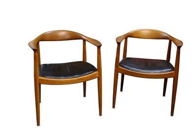 Lot 303 - A pair of circa 1970's Danish teak Hans J...