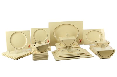 Lot 182 - An extensive Clarice Cliff dinner service,...