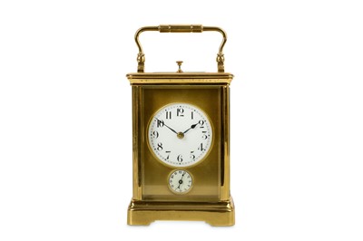 Lot 208 - A LATE 19TH CENTURY FRENCH LACQUERED BRASS...