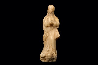 Lot 34 - A 17TH CENTURY SICILIAN (TRAPANI) CARVED...