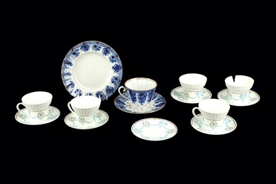 Lot 190 - A Lomonosov porcelain trio, circa 1990s,...