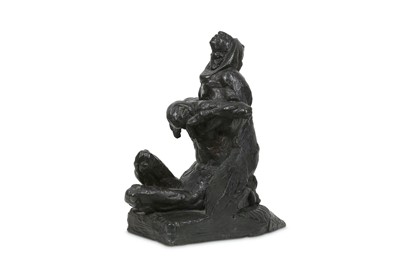 Lot 366 - IVAN KLAPEZ (CROATIAN b.1961): A BRONZE GROUP OF THE LAMENTATION OF CHRIST
