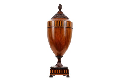 Lot 284 - A 19TH CENTURY GEORGE III STYLE MAHOGANY,...