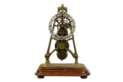 Lot 199 - A MID 19TH CENTURY ENGLISH BRASS SKELETON...