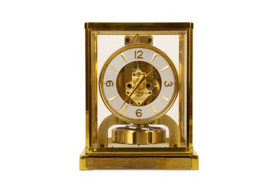Lot 211 - A 1950'S JAEGER LECOULTRE BRASS ATMOS CLOCK...