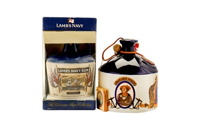Lot 957 - Lambs HMS Warrior Decanters