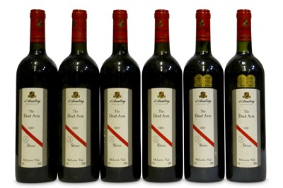 Lot 653 - D'Arenburg Dead Arm Shiraz from Three Consecutive Vintages-2000/01/02