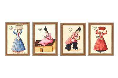 Lot 139a - *AN ALBUM OF TRADESMEN AND THEIR COSTUMES