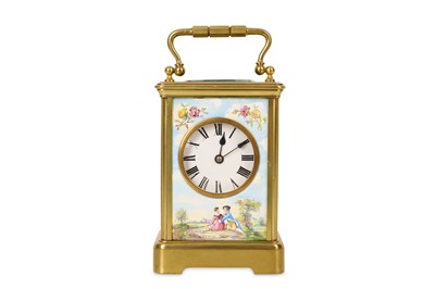 Lot 213 - A LATE 19TH CENTURY FRENCH GILT BRASS AND...