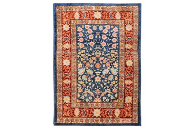 Lot 51 - AN EXTREMELY FINE SILK HEREKE MAT, TURKEY