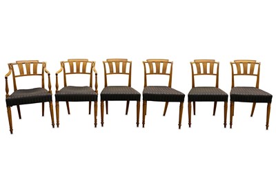 Lot 351 - A set of six  late 19th Century Danish...