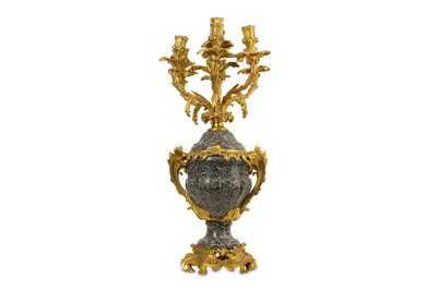 Lot 91 - A FINE LATE 19TH CENTURY FRENCH GREEN PORPHYRY...