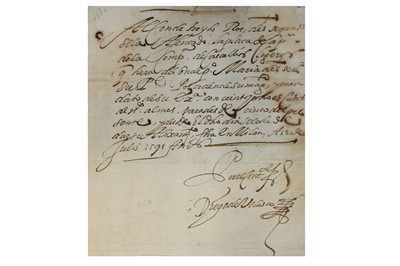 Lot 360 - Spanish Interest.- Diego de Velasco