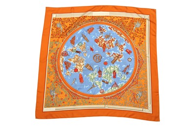 Lot 156 - Hermes 'www.Hermes.com' Silk Scarf