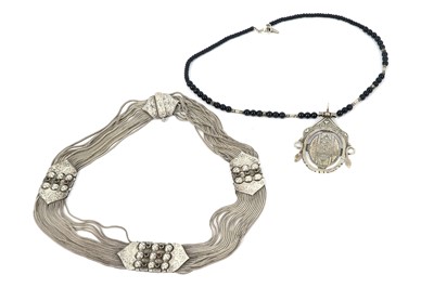 Lot 136 - A Turkish silver necklace designed by Gomosevi...