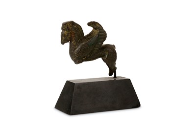 Lot 7 - A 5TH CENTURY B.C. GREEK BRONZE MODEL OF...
