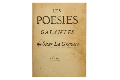 Lot 52 - Poetry.- La Gravette (?)