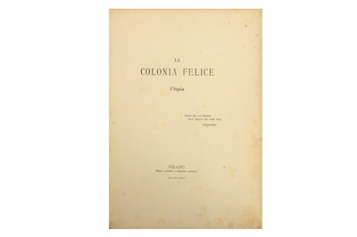 Lot 63 - Utopia.- Dossi (Carlo)