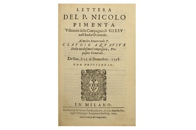 Lot 662 - Voyages.- Pimenta (Nicolau)