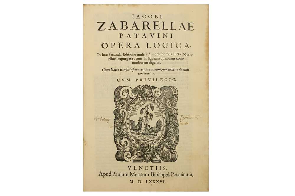 Lot 76 - Zabarella (Giacomo)