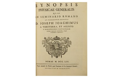 Lot 316 - Boscovich (Ruggero Giuseppe) & Benvenuti (Carlo)