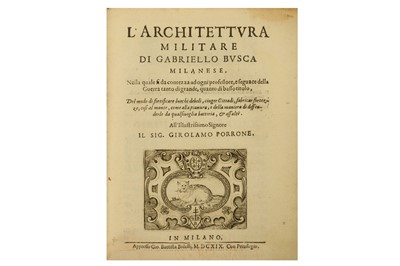 Lot 307 - Architecture.- Busca (Gabriele)