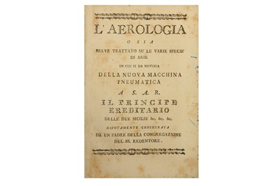 Lot 52 - Physics.- Pandullo (Giovanbattista)