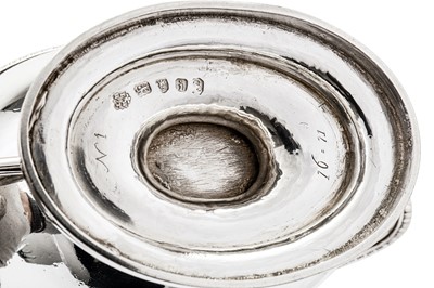 Lot 576 - A pair of George III sterling silver sauce boats, London 1784 by Edward Wakelin and William Taylor (reg. 25th Sep 1776)