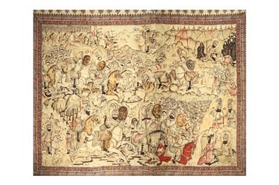 Lot 51 - A MONUMENTAL ASHURA HANGING