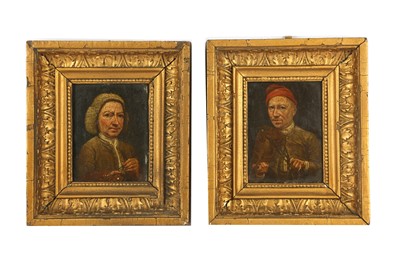 Lot 434 - A pair of portraits, English school