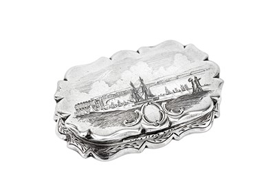 Lot 203 - A Victorian sterling silver vinaigrette, Birmingham 1854 by Yapp & Woodward