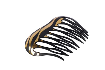 Lot 81 - A damascene iron hair comb, by Angela Cummings for Tiffany & Co., circa 1980