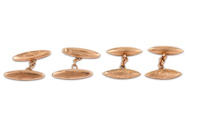 Lot 42 - Two pairs of cufflinks