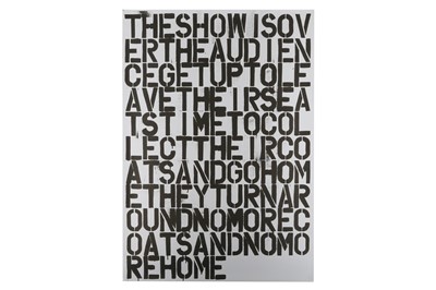Lot 137 - CHRISTOPHER WOOL (AMERICAN B. 1955)