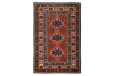 Lot 3 - AN ANTIQUE KUBA-LESGHI RUG,  EAST CAUCASUS