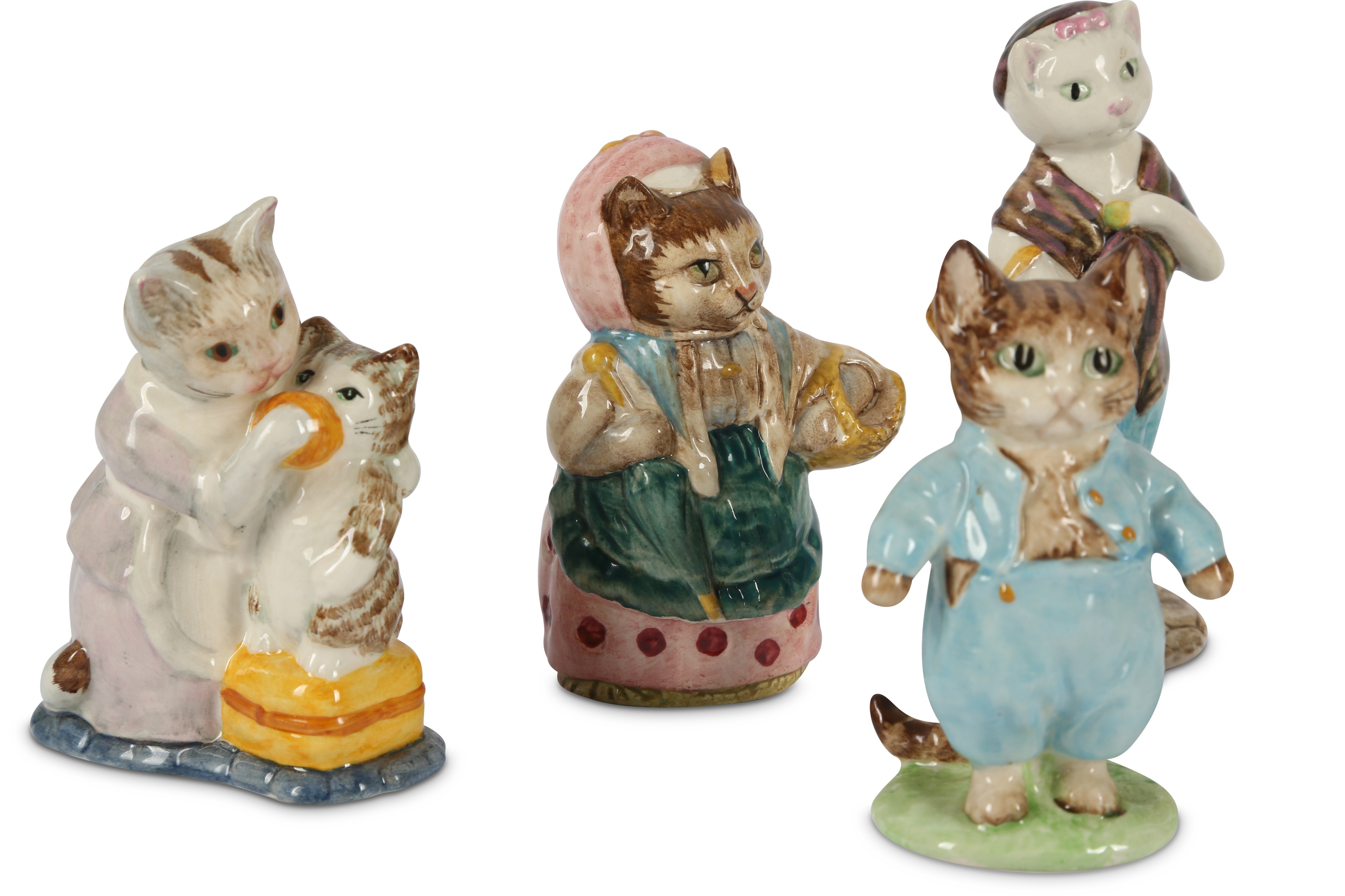Lot 381 - A collection of nine Beswick Beatrix Potter