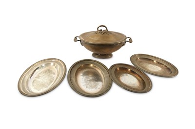 Lot 76a - A circa 1860s French silver plated tureen and cover