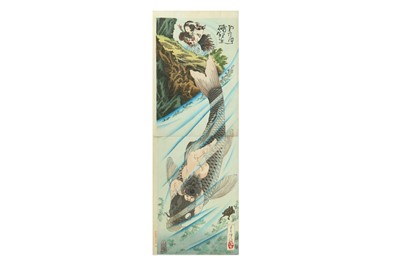 Lot 642 - JAPANESE WOODBLOCK PRINTS BY YOSHITOSHI (1839 - 1892).