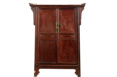 Lot 469 - A CHINESE WOOD CABINET.