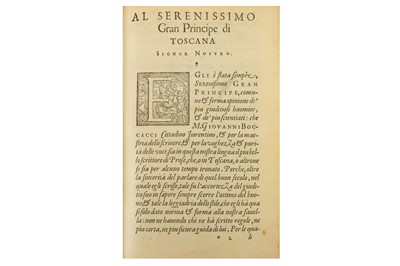 Lot 10 - Boccaccio (Giovanni)