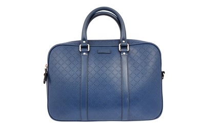 Lot 88 - Gucci Blue Diamante Briefcase