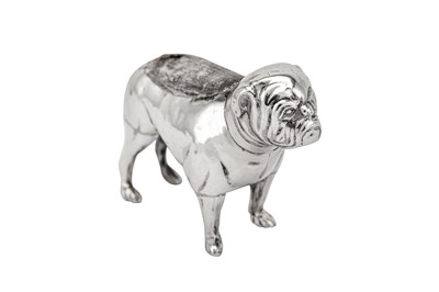 Lot 225 - An Edwardian sterling silver novelty pin cushion, Birmingham 1901 by Adie & Lovekin Ltd