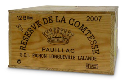 Lot 189 - Chateau Pichon Longueville Comtesse de Lalande Reserve de la Comtesse, Pauillac 2007