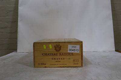 Lot 196 - Chateau Rahoul, Graves 2010