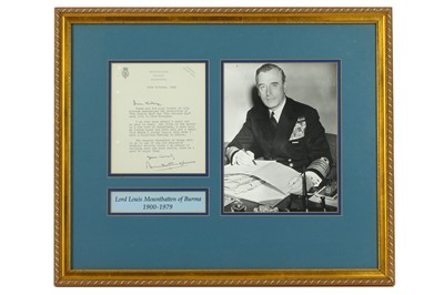 Lot 355 - Mountbatten of Burma, Lord