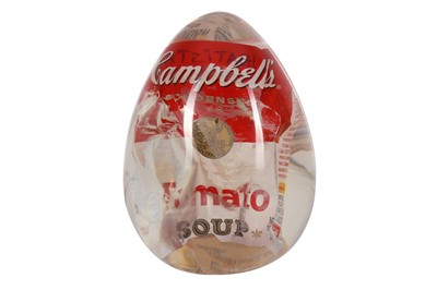 Lot 363 - Helder Batista (French, b.1964), 'Egg Sculpture - Campbell'
