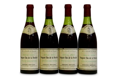 Lot 302 - Domaine Bertagna Vouget Clos de la Perriere 1970