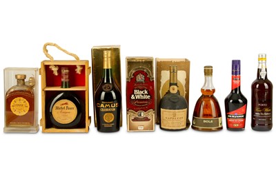 Lot 976 - A Mixed Box of Intriguing Spirits