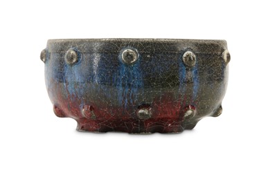 Lot 188 - A CHINESE FLAMBÉ-GLAZED WASHER.