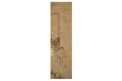 Lot 84 - GU LUO (1763 – 1837). LADIES READING.